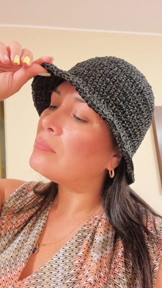 Sombrero JUST GO color negro